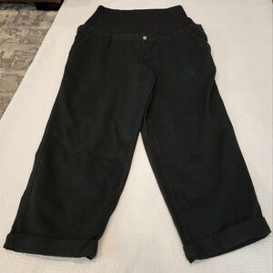 ASOS maternity‎ black baggy jeans.  Women's plus size 16.